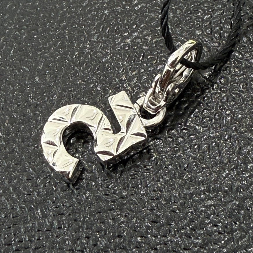 Chanel KWG No Charm Silver Pendant