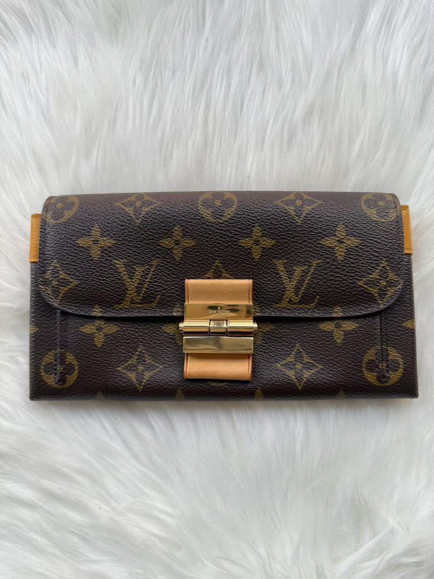 Louis Vuitton Monogram Canvas Elysee Wallet Brown