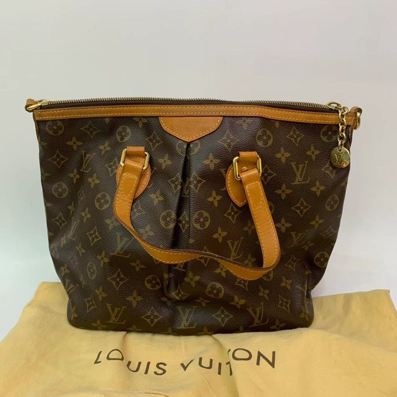 Louis Vuitton Paroloma   Crossbody Bag Brown Monogram