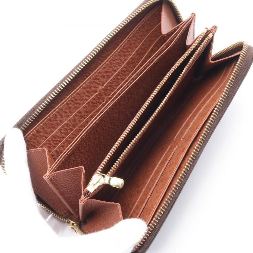 Louis Vuitton Zippy Wallet Monogram Brown PVC Long Wallet
