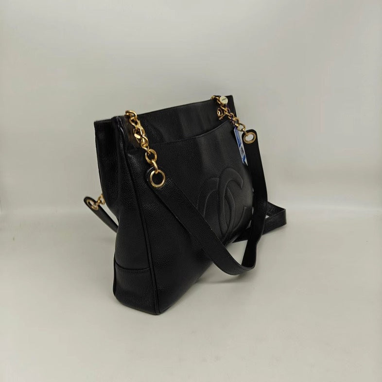 Chanel Black Caviar   Shoulder Bag