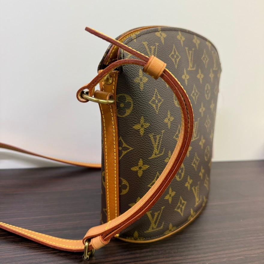 Louis Vuitton Monogram Drouot Crossbody Brown Bag A Rank?LB114166