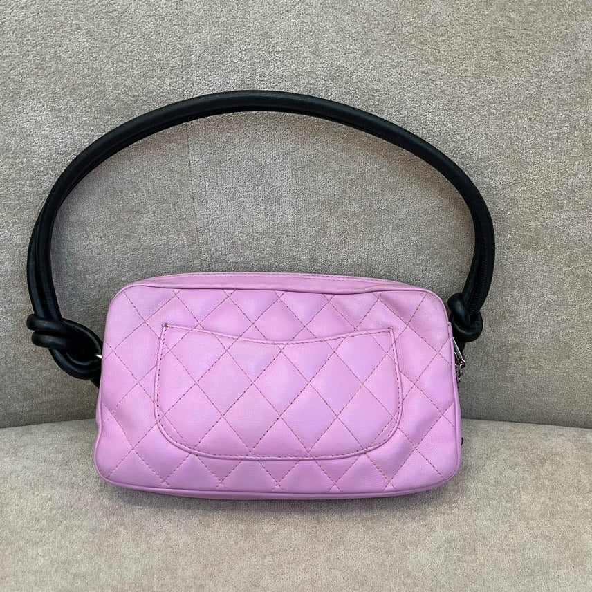 Preloved Chanel Bag HMM Quilted Pink Leather Shoulder Bag