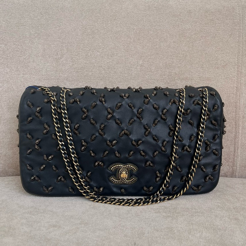 Chanel Preloved Limited Edition Black Shoulder Bag