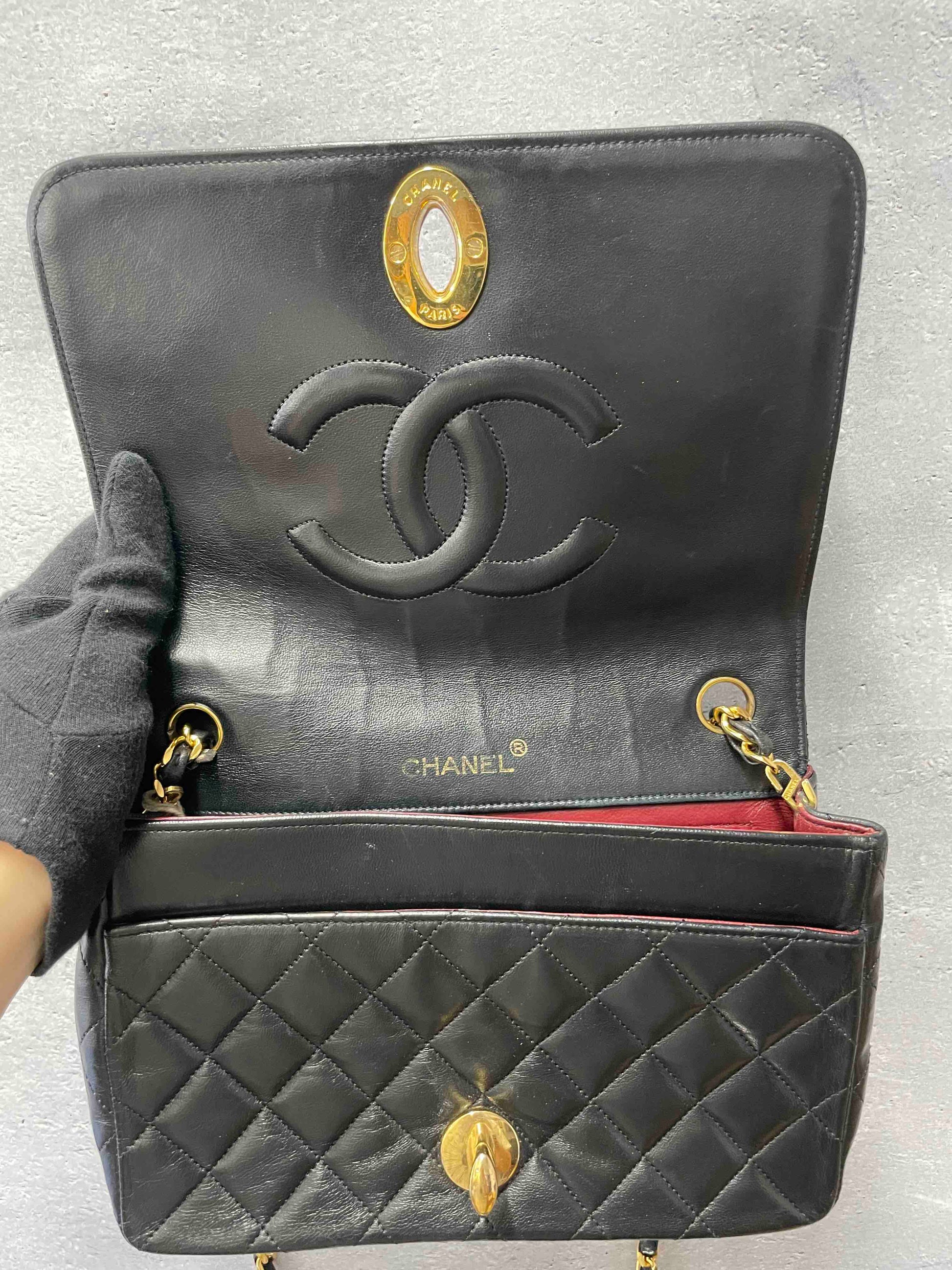 Chanel   Flap Bag HA Black Leather Shoulder Bag