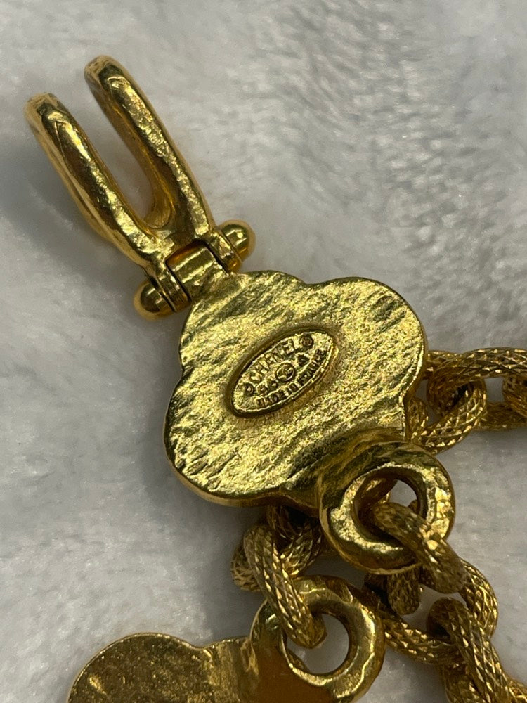 Chanel   Gold Pendant Necklace