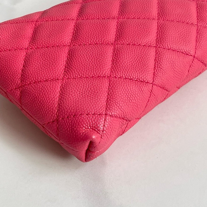Preloved?? Chanel Phone Bag on Chain, Caviar Leather (2020) #13906
