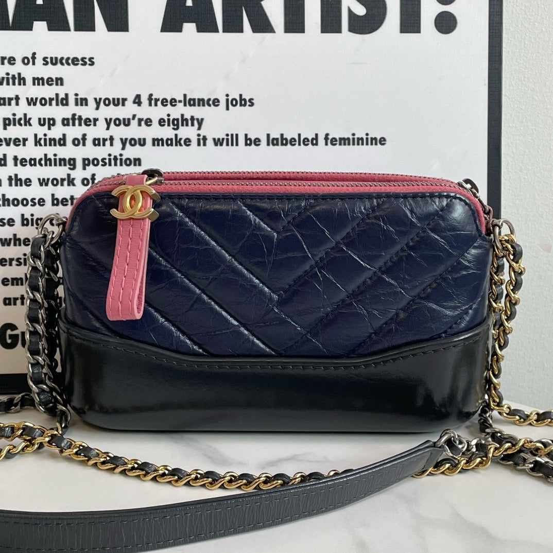 Preloved?? Chanel Gabrielle Wallet on Chain (2018) #J2171