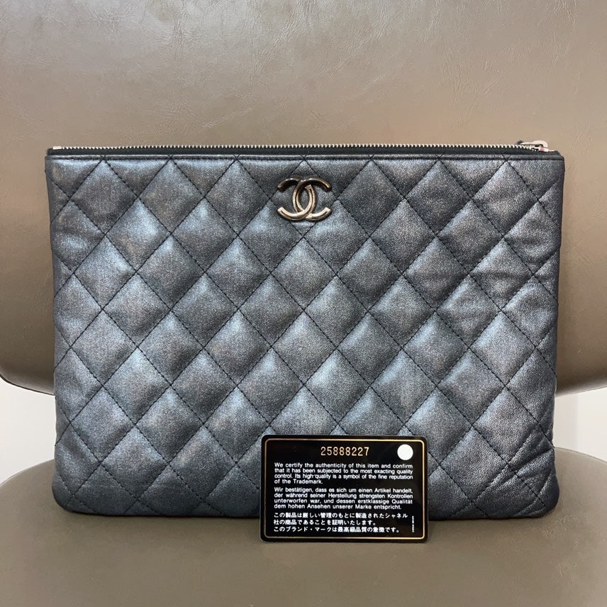 Chanel limited pouch with card
