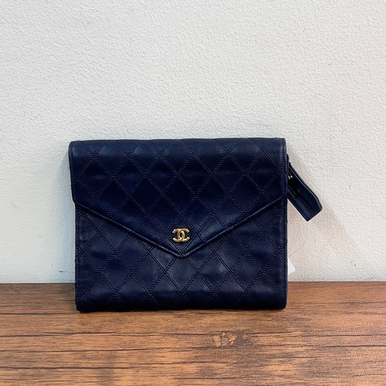 Chanel Leather Clutch