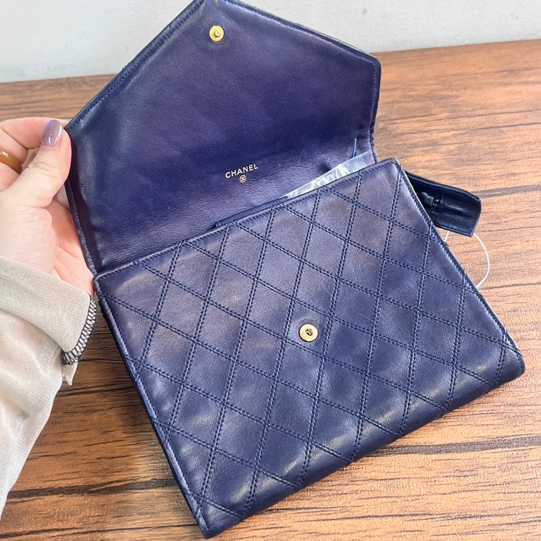 Chanel Leather Clutch