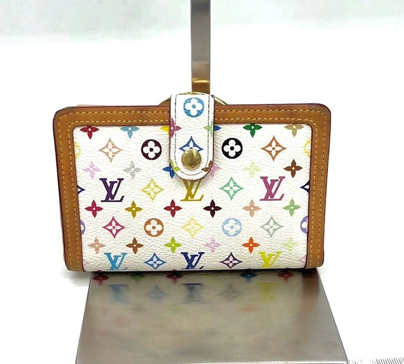Louis Vuitton Multicolor White Milla Wallet