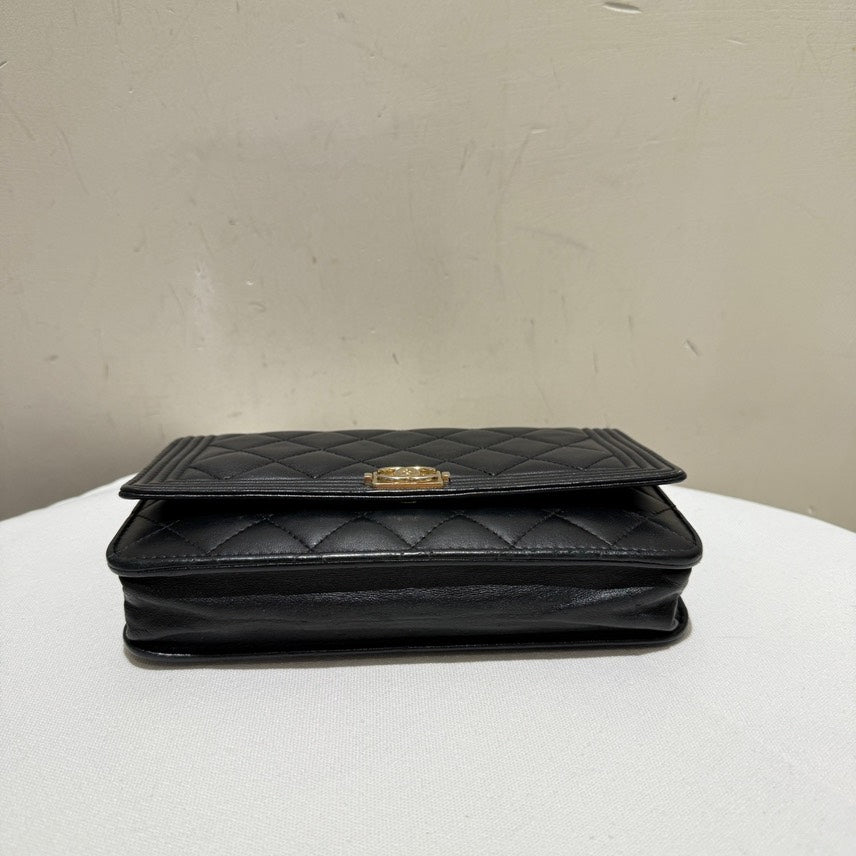preloved Chanel lamb WOC