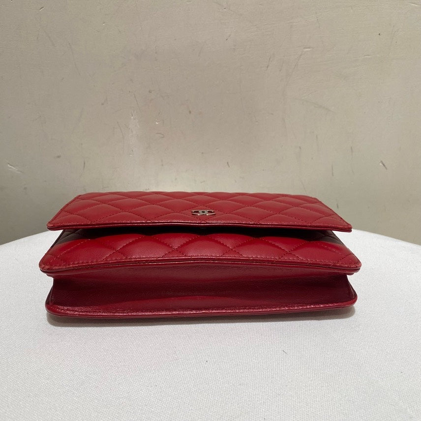 preloved Chanel lamb CF WOC