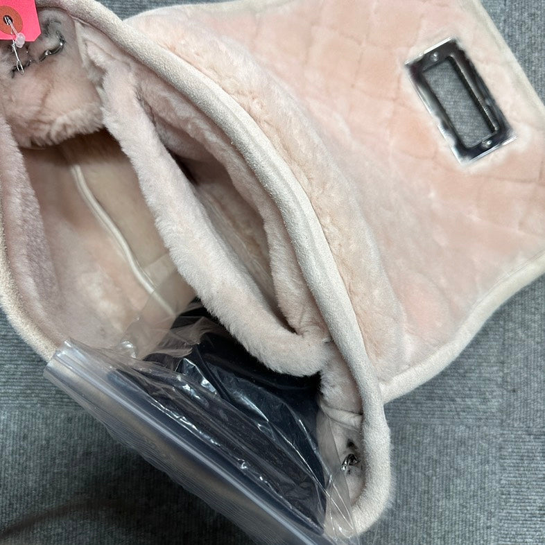 Chanel BVJ Chain Shoulder Bag in Beige Suede
