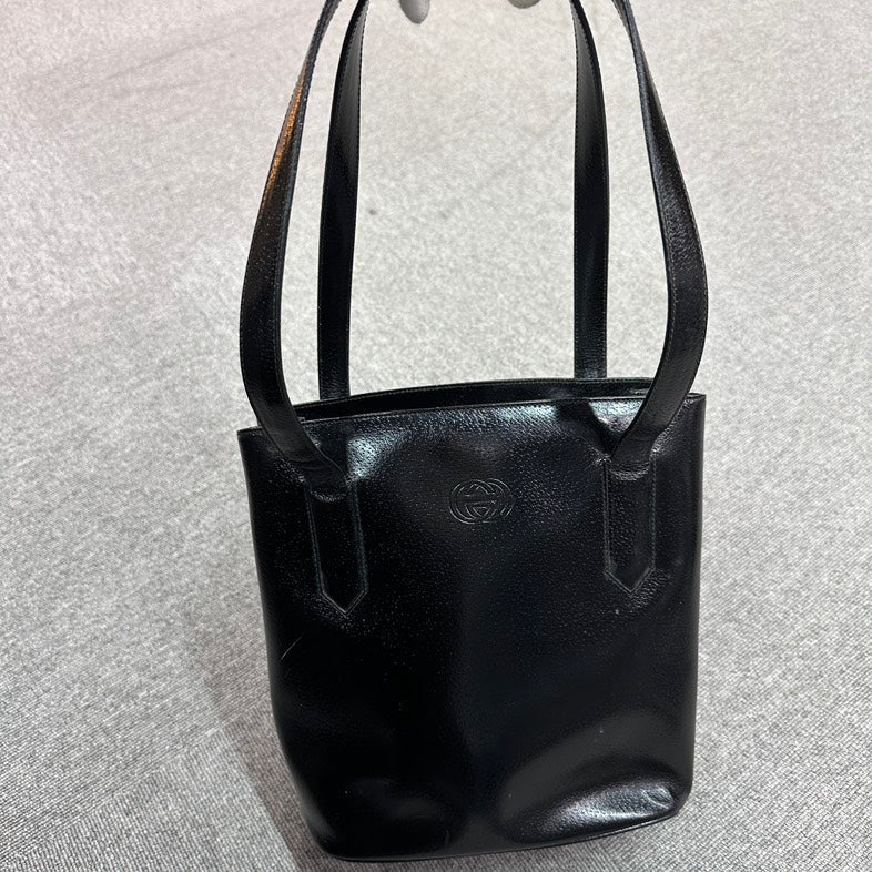 Gucci Black BVJ Tote Bag - Leather Style