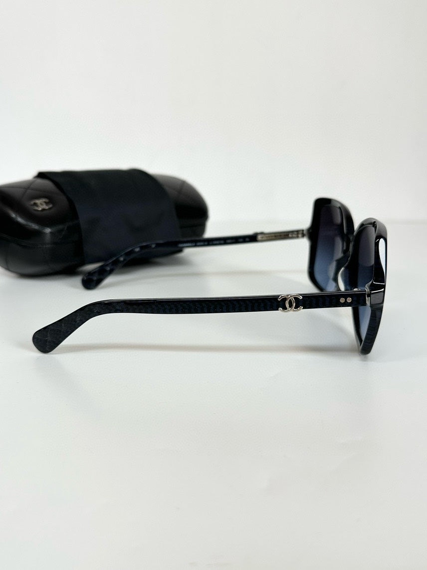 Chanel Sunglasses Black-Blue 3C OS