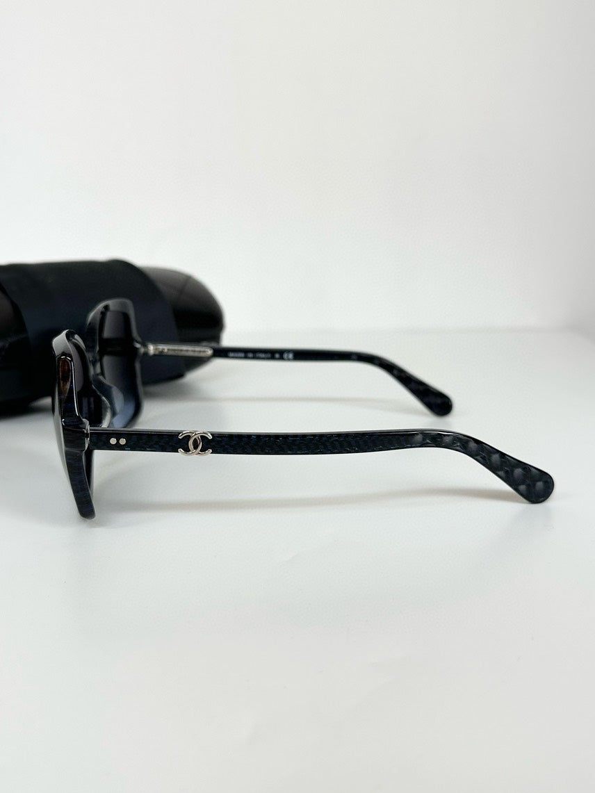 Chanel Sunglasses Black-Blue 3C OS