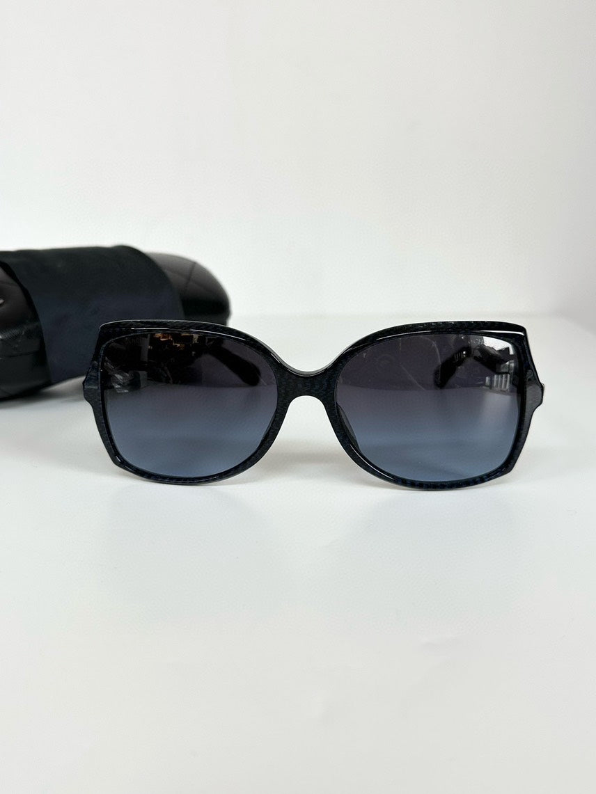 Chanel Sunglasses Black-Blue 3C OS