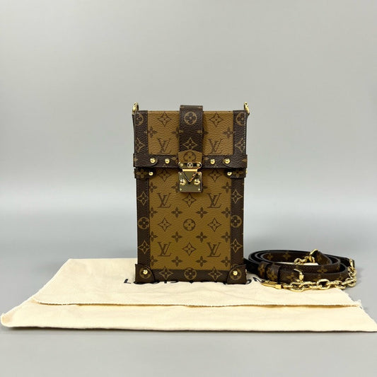 Louis Vuitton trunk Phone Bag 18×12cm XJ10399