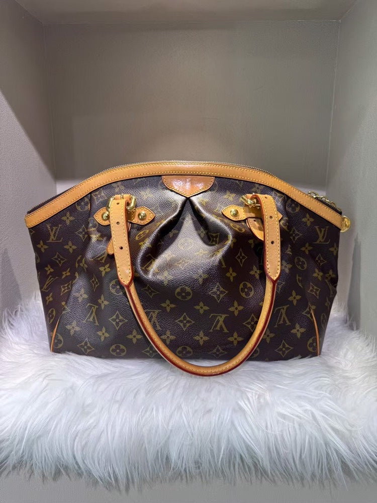 Louis Vuitton Tivoli Monogram Brown Satchel Bag