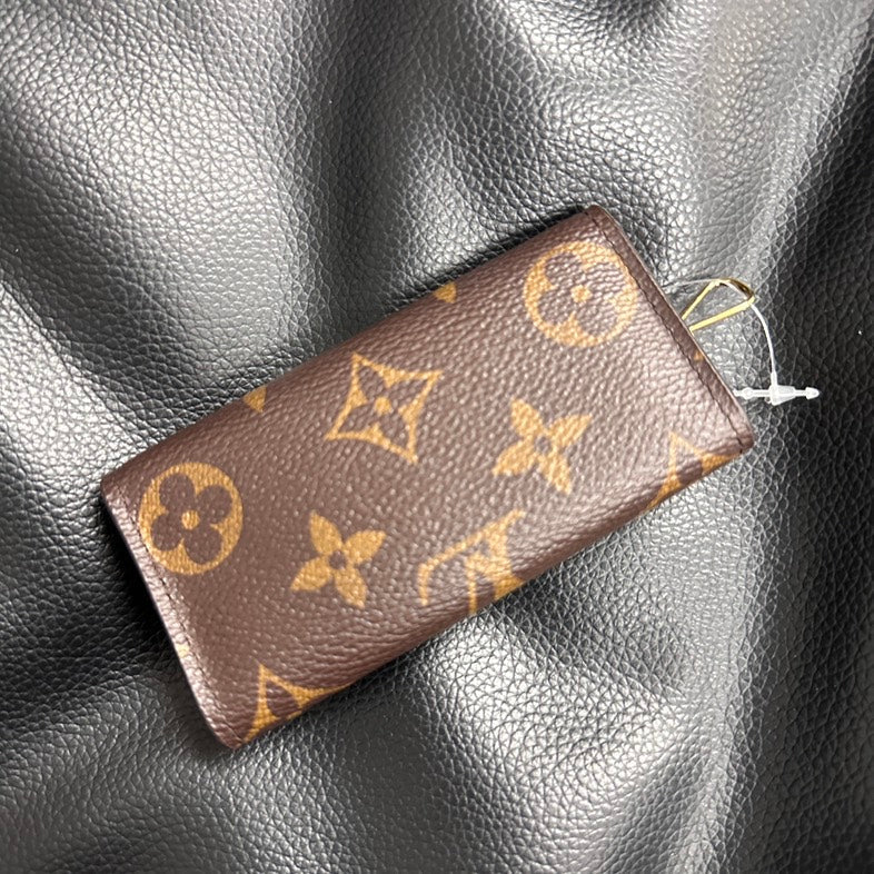 Louis Vuitton Monogram FVN Key Case Brown Leather