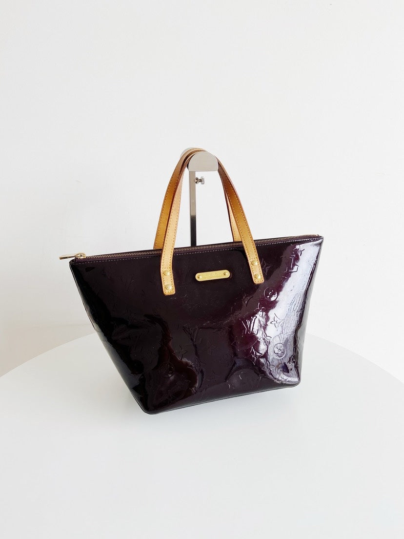 Louis Vuitton Patent Leather Bag 23*19cm Cherry