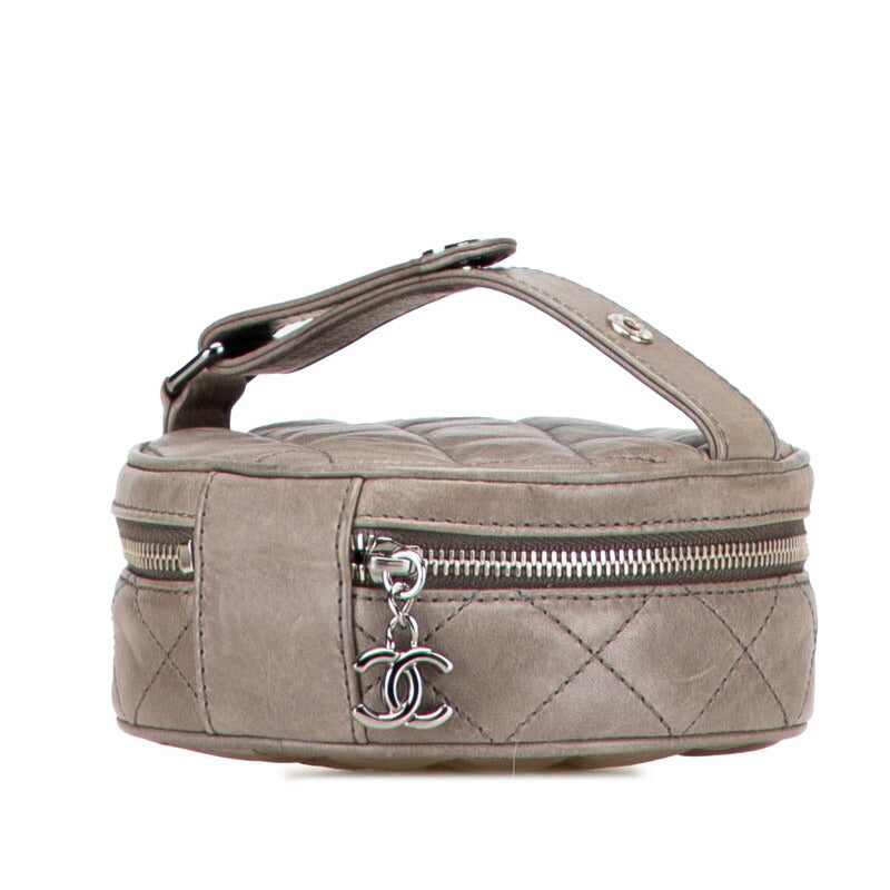 Chanel Coco Mark Matelasse Lambskin Vanity Bag