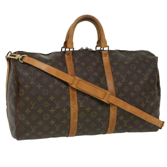 Louis Vuitton Monogram Keepall Bandouliere 50 Boston Bag LV rd4604