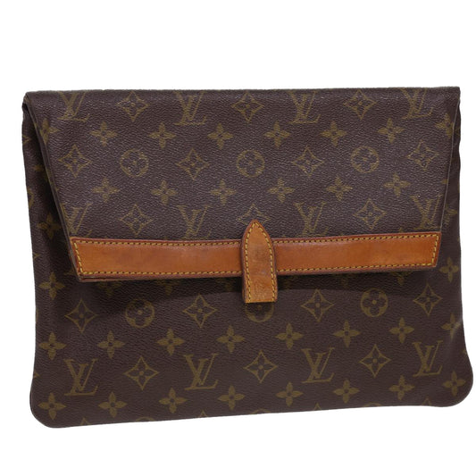 LOUIS VUITTON Monogram Pochette Priant Business Bag M51805 LV rd4694