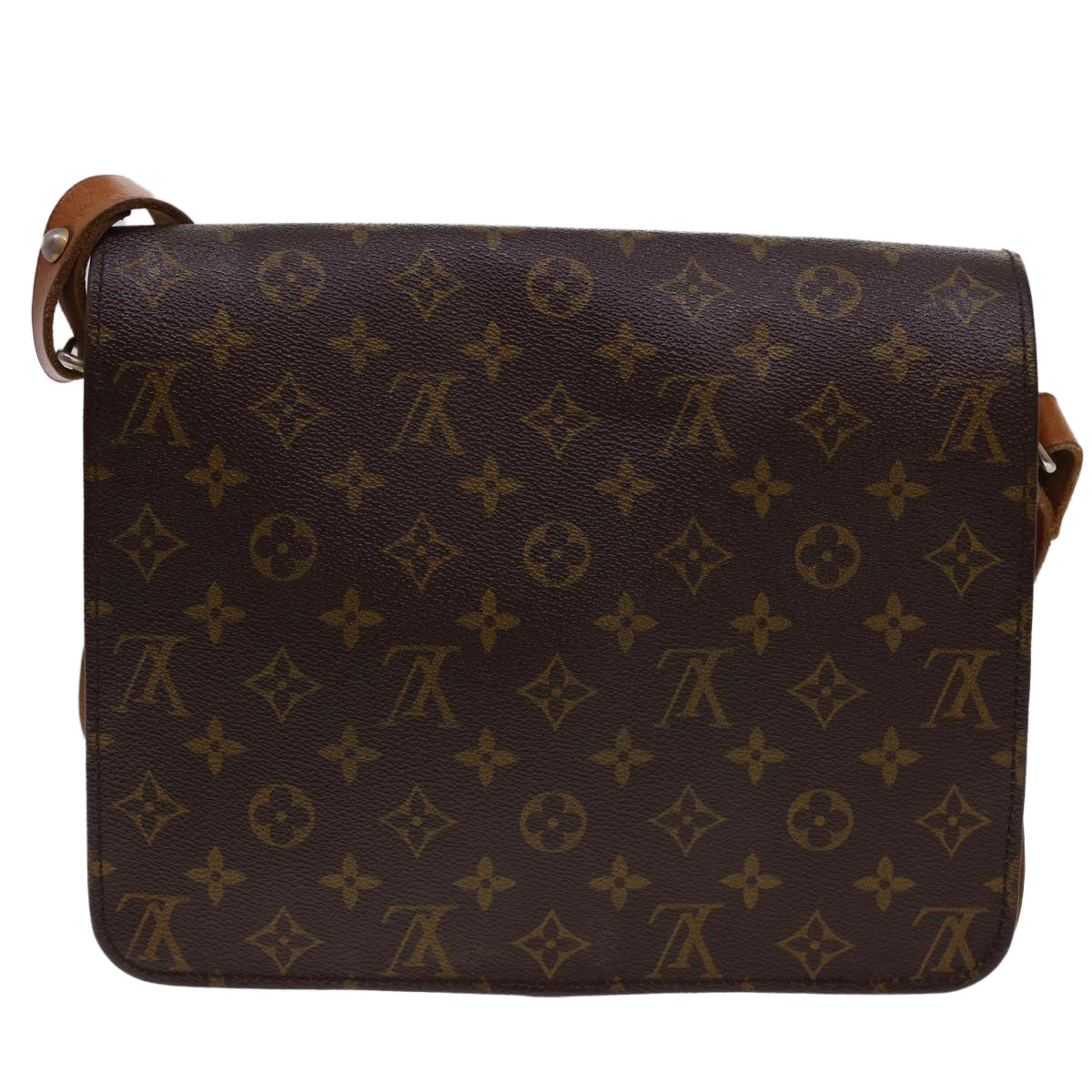 LOUIS VUITTON Monogram Cartouchiere GM Shoulder Bag   M51252 rd4696