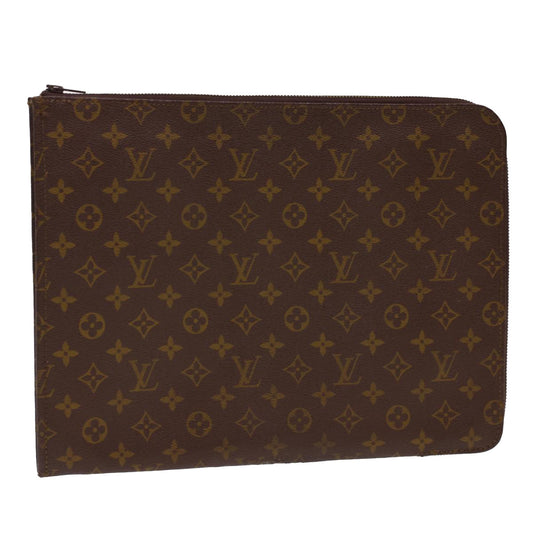 LOUIS VUITTON Monogram Poche Document Briefcase M53400 LV rd4734