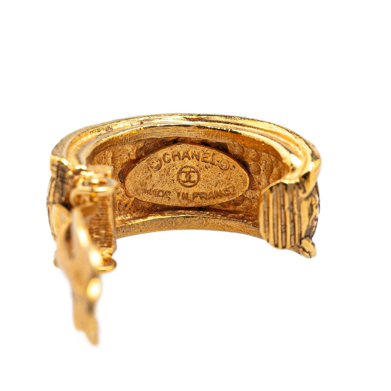 Chanel Gold Plated Earrings Bag 2