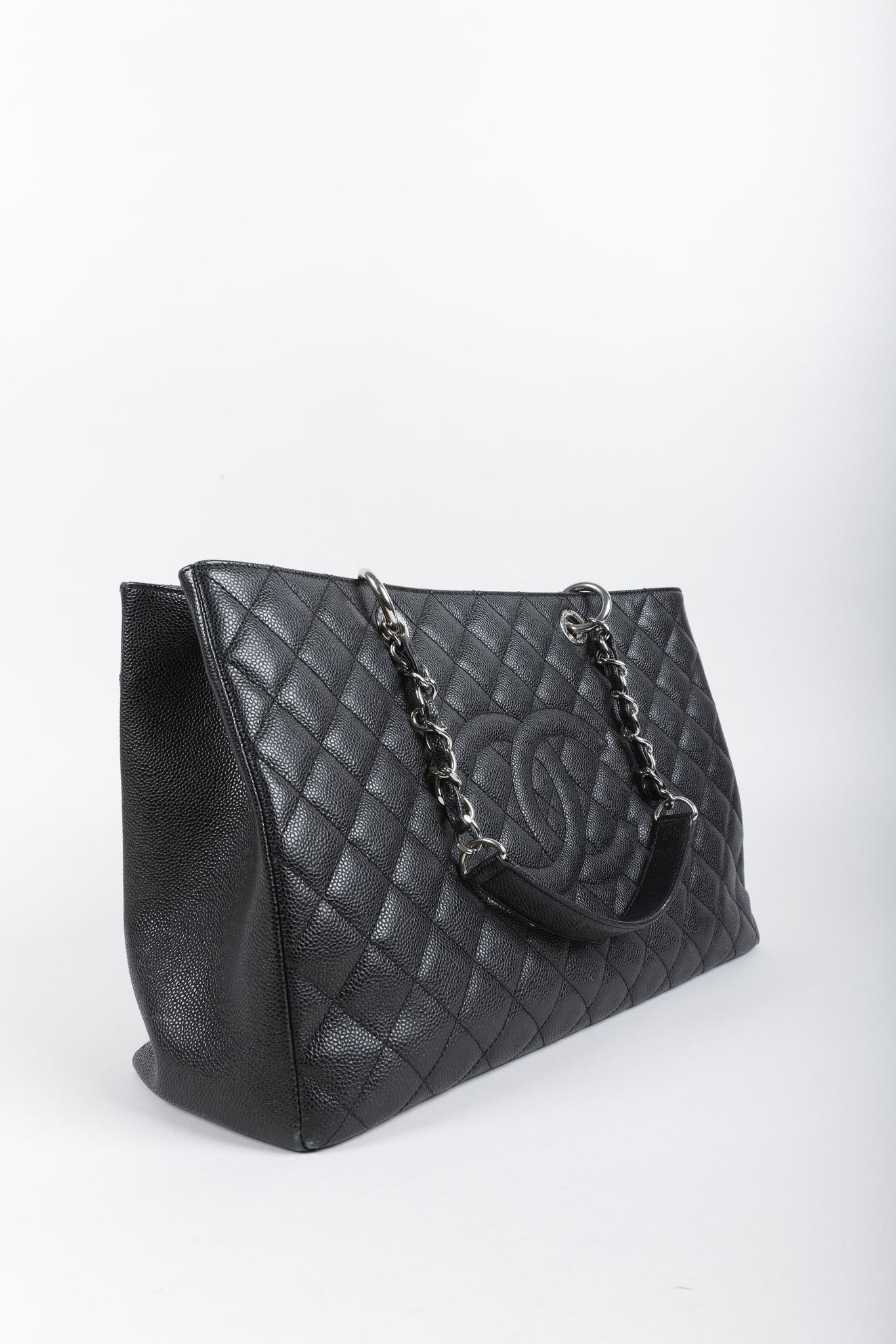 Chanel Caviar Xl Grand Shopping Tote Gst Shw