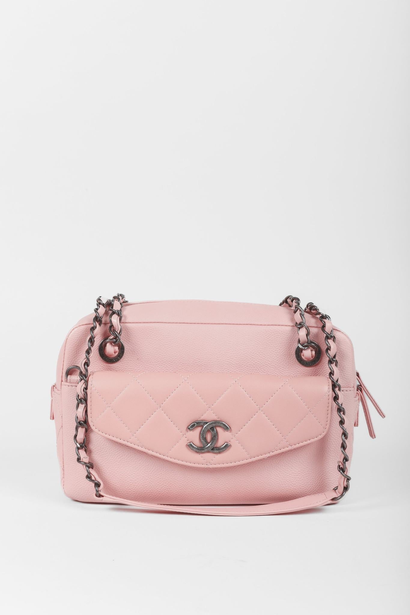 Chanel Pink Coco Break Camera Case Women Shoes