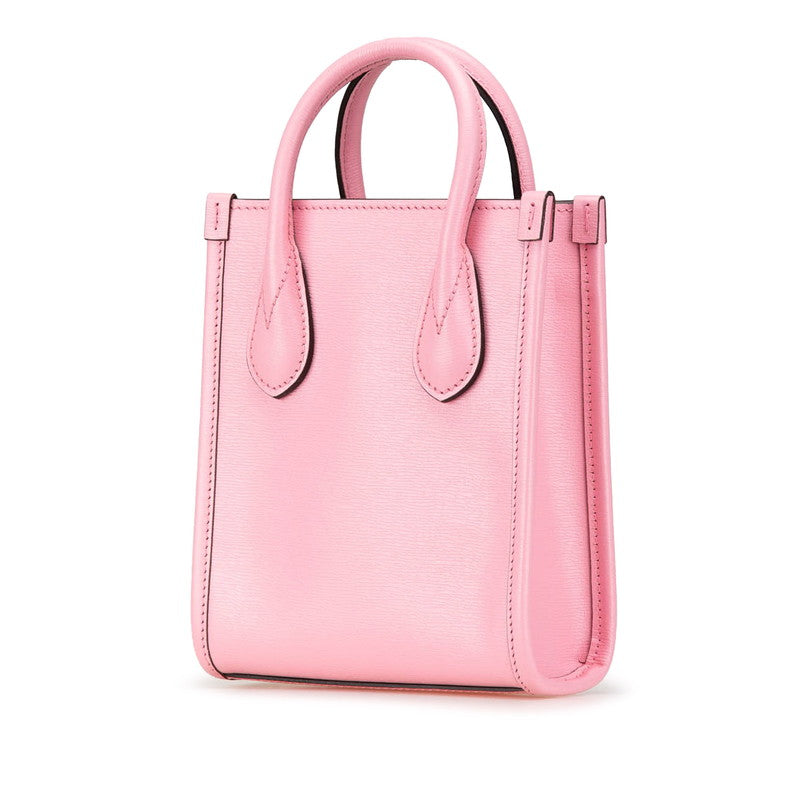 Gucci Bananya 2Way Bag Leather Travel Bag