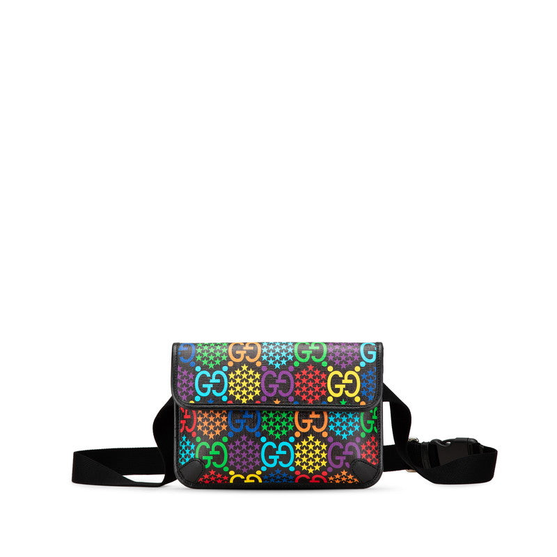 Gucci Psychedelic Waist Bag Leather Travel Bag