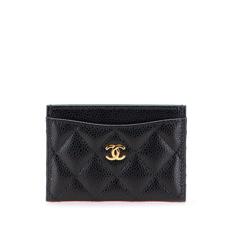 Chanel Classic Card Case Caviar Leather Card Case Bag