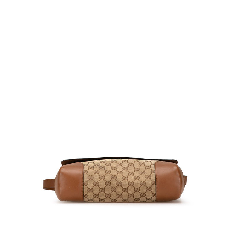 Gucci Shoulder Bag Leather Canvas Bag 27