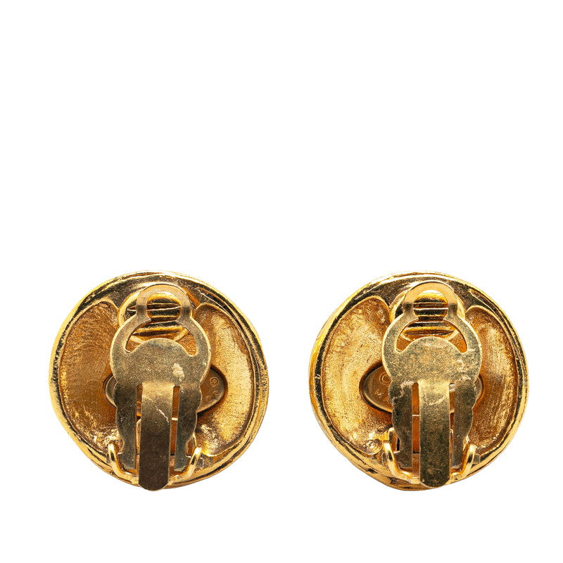 Chanel Gold Plated Coco Mark Earrings 94A Bag