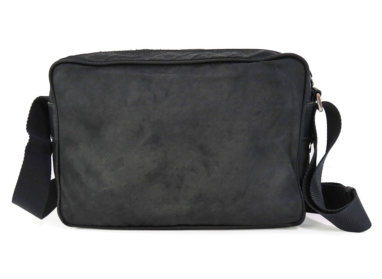 Prada Milano Tessuto Crossbody Bag Black