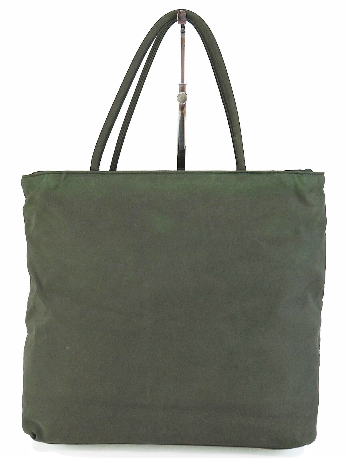 Prada Milano Khaki Tessuto Shoulder Bag Nylon