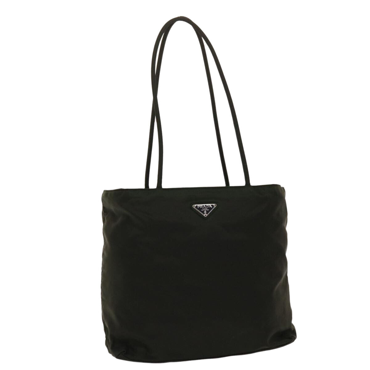Prada Tessuto Shoulder Bag Nylon Brown