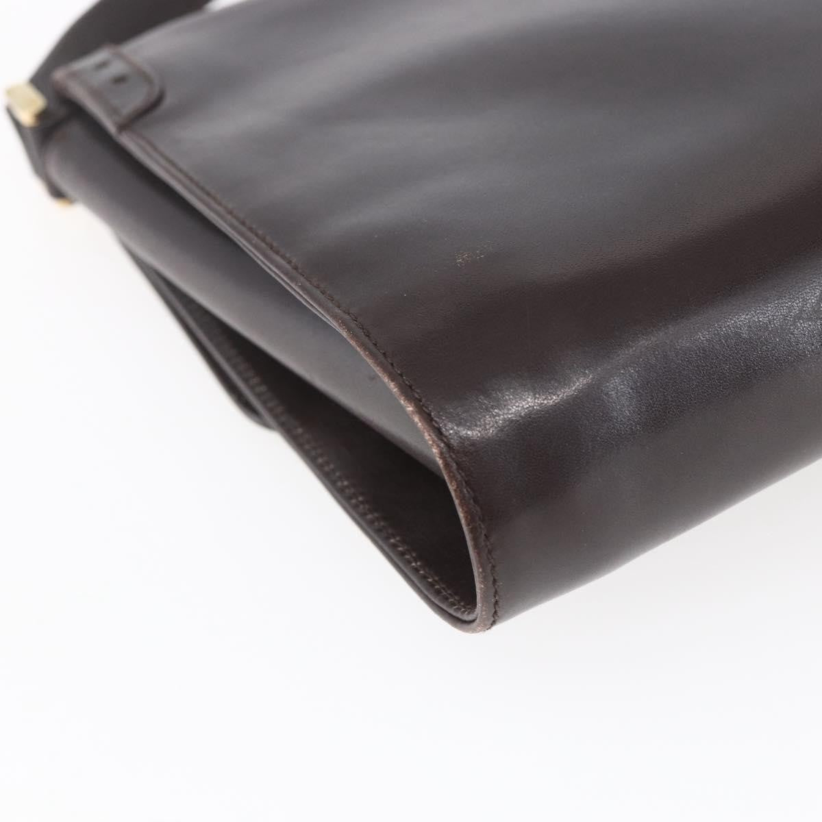 Gucci Shoulder Bag Leather Brown Leather Shoulder Bag Bag