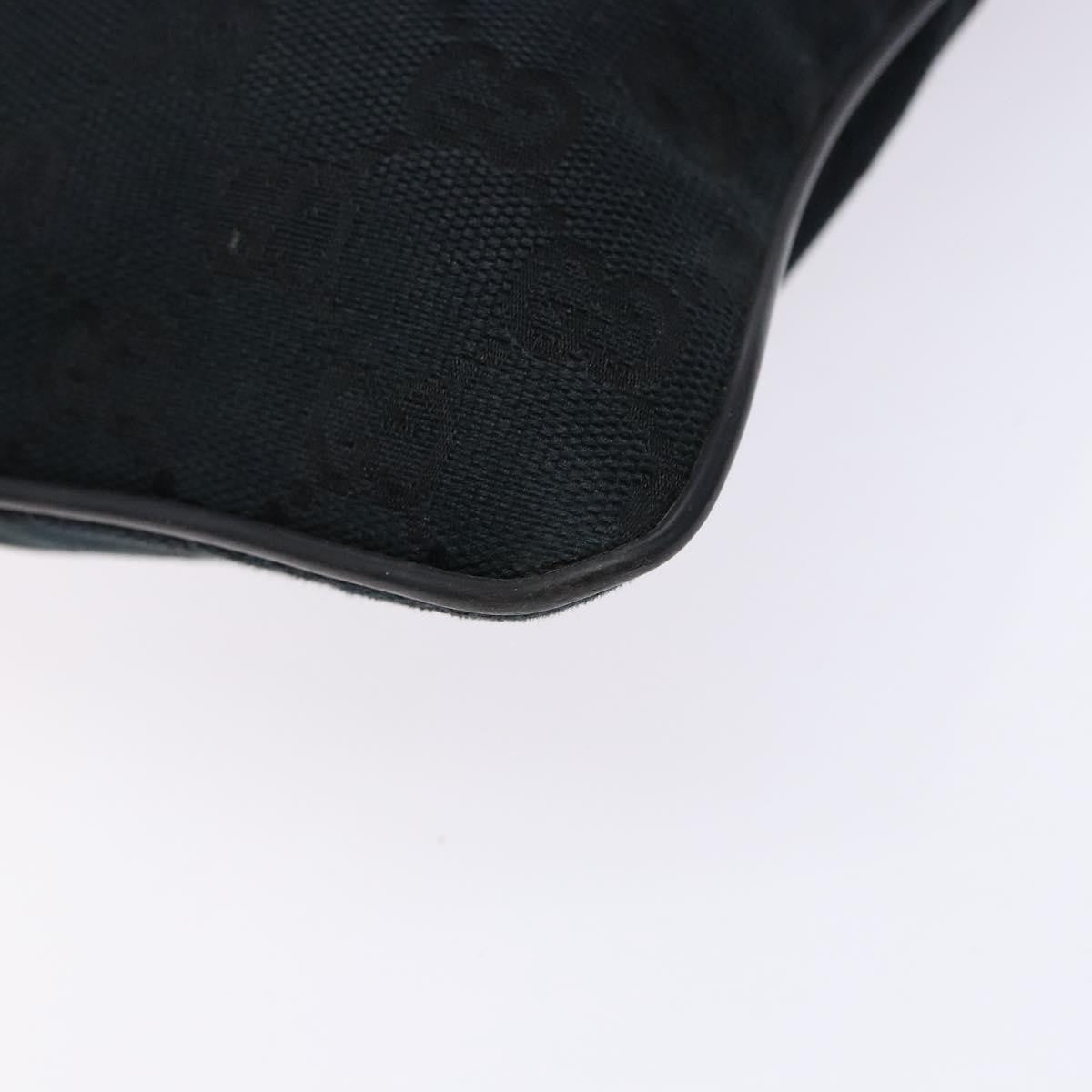 Gucci Web Strap Zip Messenger Bag Gg Canvas Black Canvas Shoulder Bag Bag