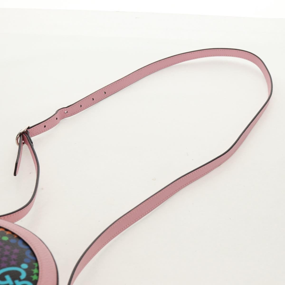 Gucci Round Shoulder Bag Psychedelic Print Gg Coated Canvas Multicolour Canvas Shoulder Bag Bag