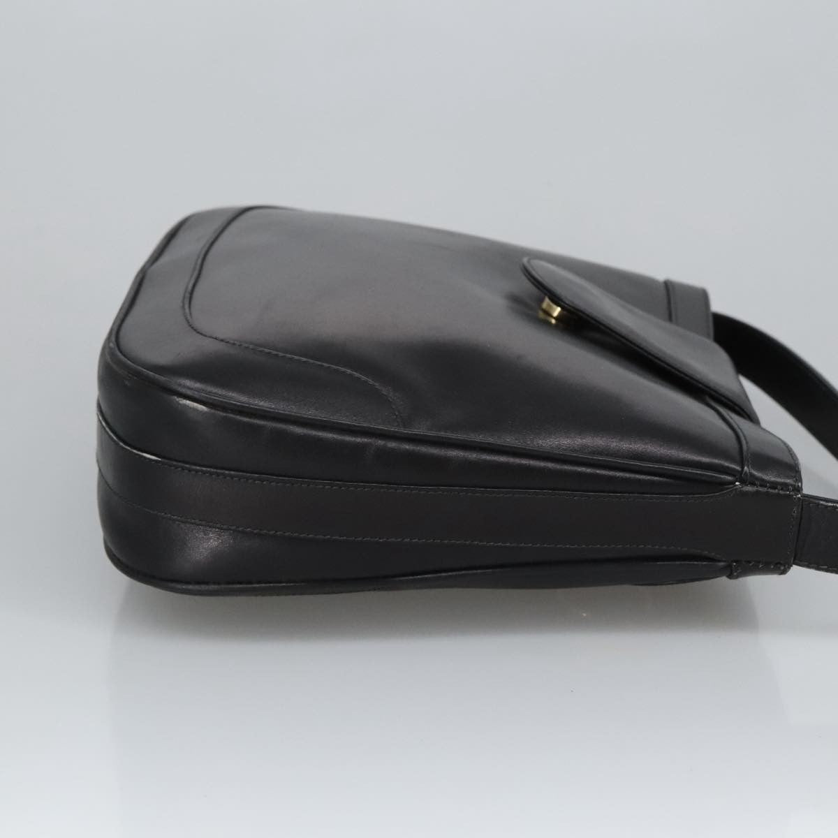 Gucci Shoulder Bag Leather Black Leather Shoulder Bag Bag