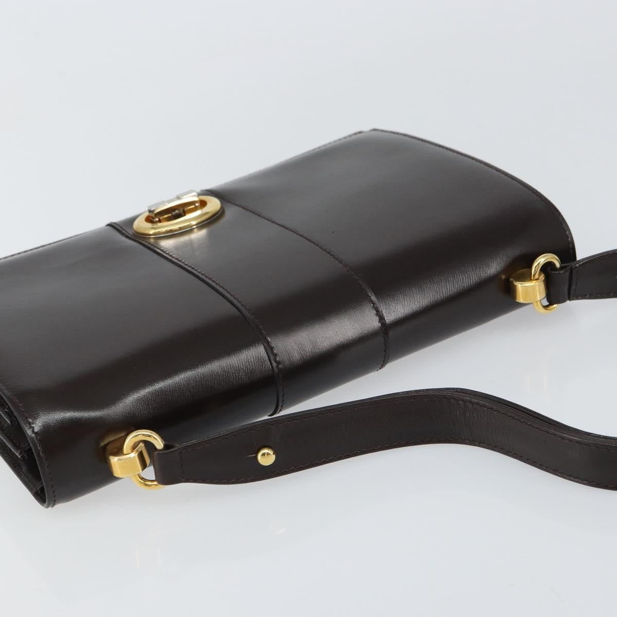 Gucci Shoulder Bag Leather Brown Leather Shoulder Bag Bag