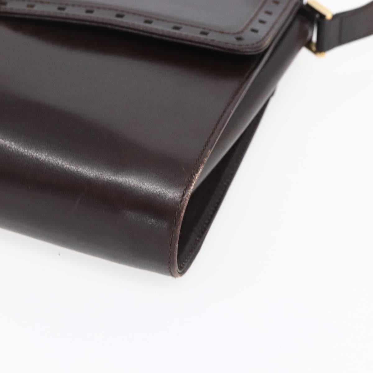 Gucci Shoulder Bag Leather Brown Leather Shoulder Bag Bag
