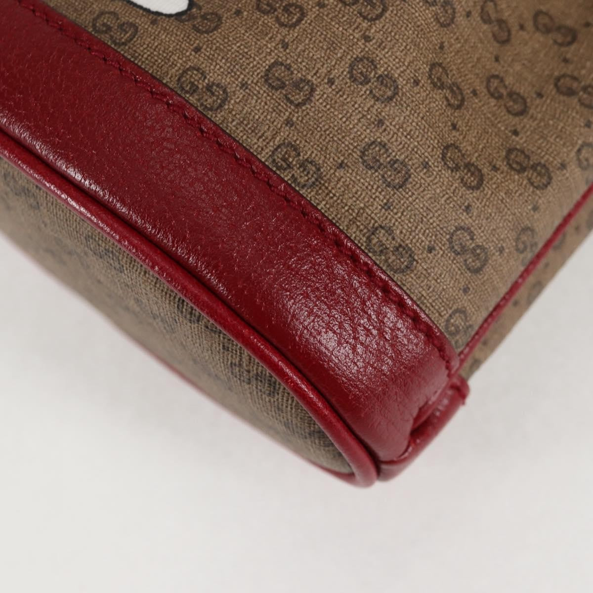 Gucci Doraemon Bucket Bag Printed Mini Gg Coated Canvas Beige Pvc Bag